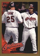 2010 Topps Gold Border Indians Baseball Card #622 Cleveland Indians /2010