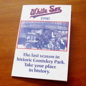 1990 Vintage Chicago White Sox Comiskey Park Small Phamplet Ticket Order Form - Picture 1 of 7