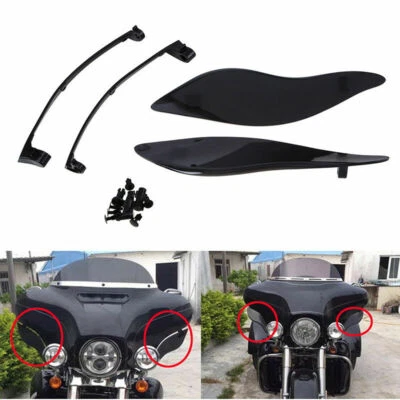 Deflector de aire con carenado de accesorios para Harley-Davidson CVO/Electra Glide 14-16 Foto 1 de 4