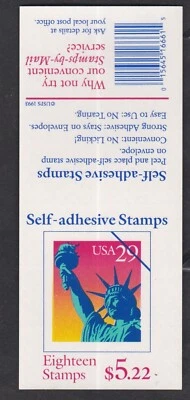 USA 1994 MNH COMPLETE BOOKLET STATUE OF LIBERTY - Image 1 of 2