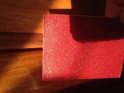 15 yards of red glitter vinyl - very sturdy - Image 1 of 2