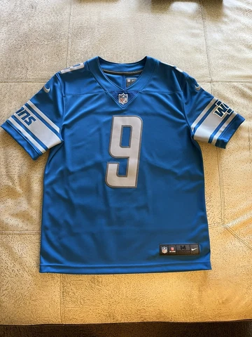 Matthew Stafford Detroit Lions Jersey - Nike Limited Home Edition - Size Medium Cover