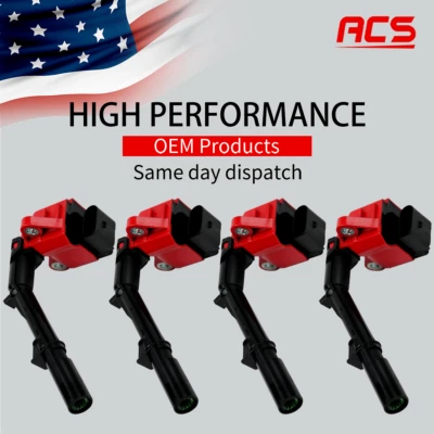 4PCS OEM High Performance Ignition Coil for Mercedes-Benz C300 CLA250 250 UF734 - Image 1 of 4