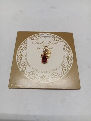 АНГЕЛ камень Lape lPin брошь на Roman, Inc июль рубин золотистый кристалл - Изображение 1 из 3