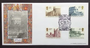 GB Bradbury 1992 hochwertiges Schloss Set am ersten Tag Abdeckung Sicherheitsdruck SHS - Bild 1 von 2