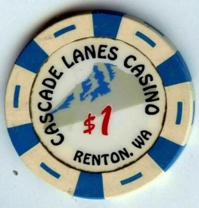 Card Room: Cascade Lanes Casino 1.00; Renton, Washington - Picture 1 of 2