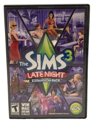 The Sims 3 Late Night PC Expansion Pack - Preowned with Original Case - Image 1 of 4