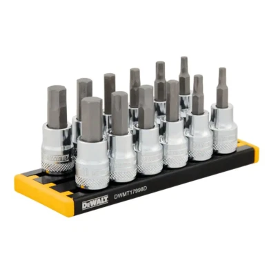 DEWALT 3/8 In. Drive SAE and Metric Hex Socket Set (12-Piece) - Image 1 of 4