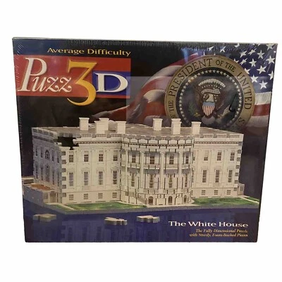 Puzz3D United States White House Jigsaw 3 Dimensional Puzzle 3D Puzzle SEALED - Image 1 of 4