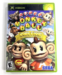 Super Monkey Ball Deluxe Xbox Vintage 2005 Disc and Case Tested - Foto 1 di 8