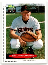 1991 Classic Best Eric Christopherson Clinton Giants #320