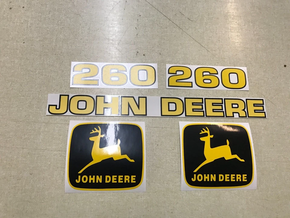 Aftermarket John Deere 260 Replacement Loader decals - Image 1 of 1