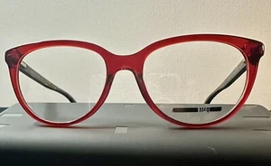 Anteojos y estuche Alexander McQueen McQ para mujer modelo MQ0115OP 004 rojo transparente - Imagen 1 de 11