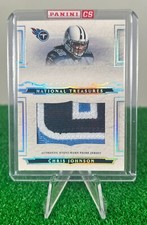 2008 National Treasures Chris Johnson Rookie Card Au/Gu /99 MISSING AUTO ERROR!!