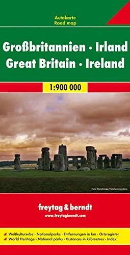 GREAT BRITAIN + IRELAND: FB 1:900K (ENGLISH, FRENCH, By Freytag-berndt **NEW** - Image 1 of 1