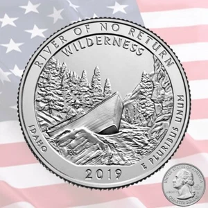 🇺🇸 US Quarter Münze 🌐 25 Cent Frank Church River of No Return Idaho UNC 2019 - Bild 1 von 3