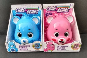 Care Bears Grumpy & Cheer Bear Automatic  Bubble Blower  New In Box With Bubbles - Picture 1 of 10