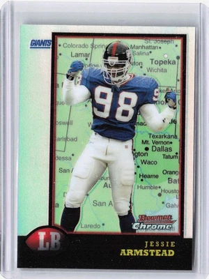 1998 Bowman Chrome #161 Jessie Armstead Interstate Refractors - Image 1 of 2