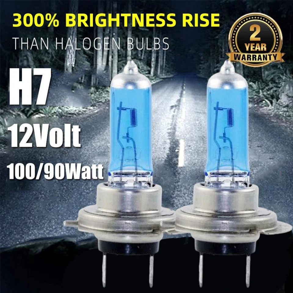 H7 Super White Effect Headlight Lamps Bulbs Xenon Hid V2C1 NEW S6V7 - Image 1 of 4
