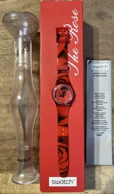 🔥 NEW Swatch Watch THE ROSE GR136PACK 1998 Limited Edition Boxed Set GR136 - Image 1 of 4