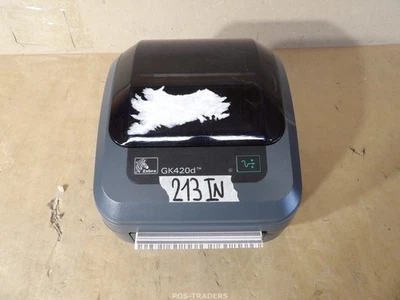 Zebra GK420D Direct Thermal Barcode Label Printer USB LAN - 213 INCH / INCL PSU - Bild 1 von 4