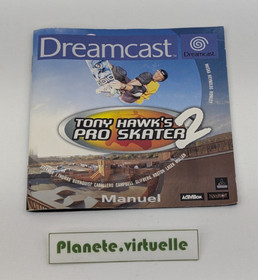 MANUAL TONY HAWK'S PRO SKATER 2 DREAMCAST SEGA PAL FR 🌟