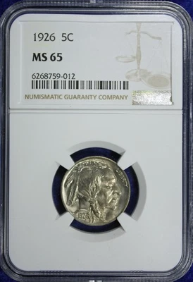 1926  BUFFALO NICKEL NGC MS-65 (2532409) - Image 1 of 4