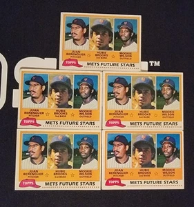 1981 Topps - #259 Hubie Brooks Juan Berenguer Mookie Wilson - Picture 1 of 8