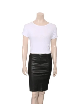 Falda de cuero SYLVIE SCHIMMEL (TALLA 36) Foto 1 de 3