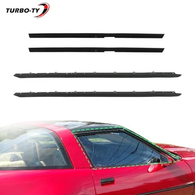 Juego de 4 juntas de fieltro de barrido de ventana para Chevrolet Corvette 1984-89 Foto 1 de 4