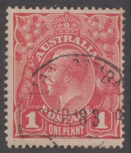 KGV 1 D RED  DIE 11   FINE  USED. - Bild 1 von 1