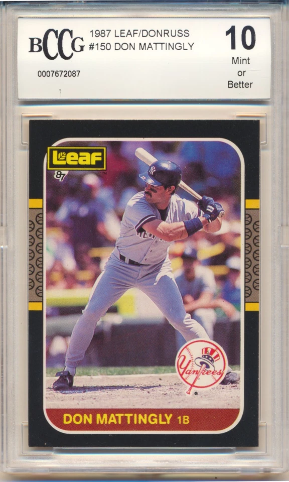 Leaf Don Mattingly 1987 (#150) BCCG10 BCCG Foto 1 de 1