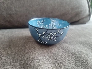 Vintage Carlton Ware Japanese Design Small Blue Bowl - Picture 1 of 3
