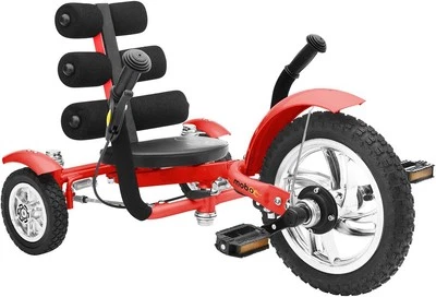 Mobo Mini- The World's Smallest Luxury Three Wheeled Cruiser 12-Inch, Red  - Image 1 of 4
