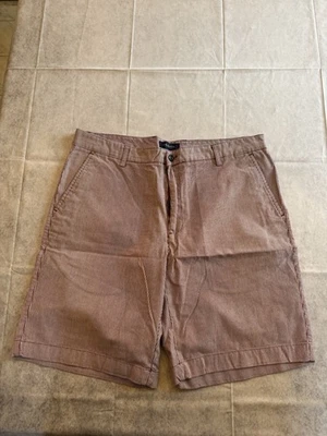 Pantalones Cortos Club Room Para Hombre 36 Borgoña Blanco Informal Comodidad Foto 1 de 4