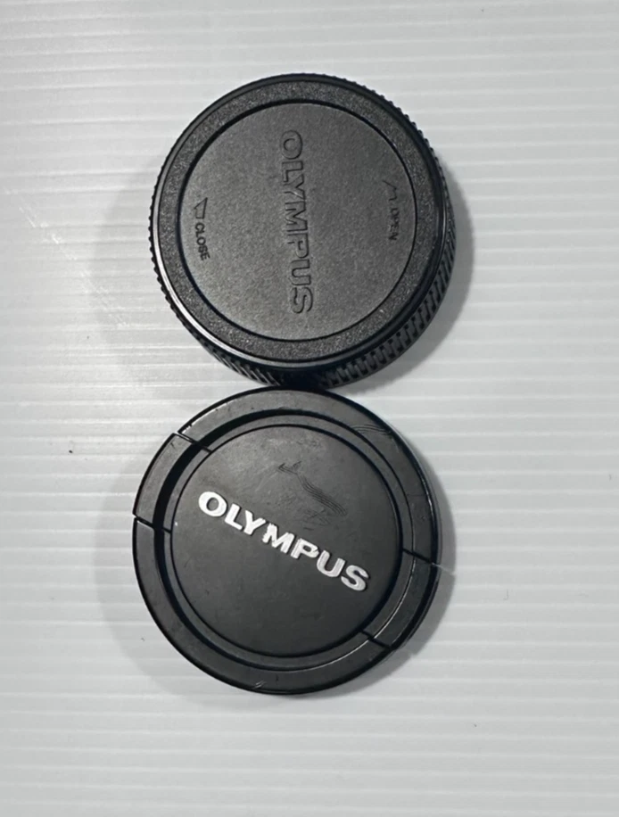 Olympus OEM LC-58 58mm Front AND Rear Lens Caps - Image 1 of 1