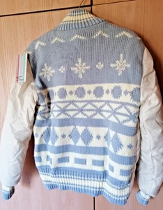 Steppjacke Damen Gr. L / Rückseite Strickmuster " Neu " günstig ! - Bild 1 von 6