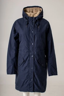 Ex Seasalt Plant Hunter Waterproof Coat in Navy BlueRRP £150 - Image 1 of 4