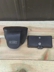 Vintage Yashica Rangefinder 35mm Camera Case Only 1970s - Imagen 1 de 9