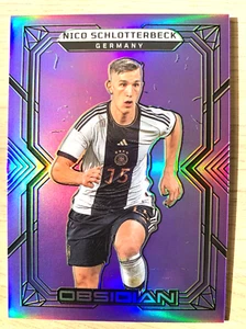 2022-23 Panini Obsidian purple flood NICO SCHLOTTERBECK #ed 19/25! Germany - Picture 1 of 2