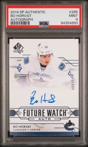 BO HORVAT 2014-15 SP AUTHENTIC FUTURE WATCH AUTO 747/999 - PSA 9 - Picture 1 of 6