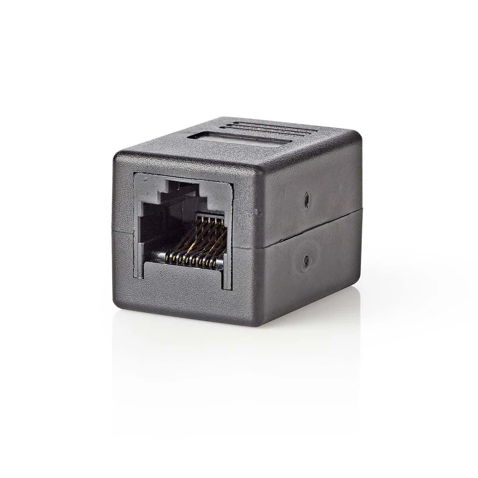 Adattatore di Rete CAT6 RJ45 (8P8C) Femmina - RJ45 (8P8C) Femmina Nero - Immagine 1 di 1