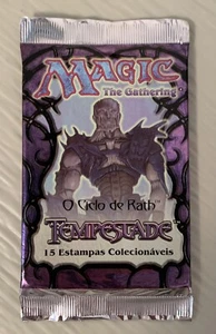 Tempest Sealed Booster Pack Portuguese Magic The Gathering MTG See Pics - Picture 1 of 6