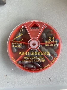 SouthBend 21-Piece Sinker Kit Assortment 130FP SouthBend 130FP null 039364168453 - Picture 1 of 2