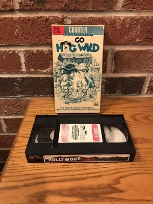 Hog Wild 1980 Charter Entertainment 1986 VHS Rare Print OOP HI-FI Mono - Image 1 of 3