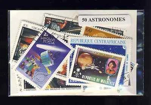 Astronomes - Astronomers 50 timbres différents oblitérés - Foto 1 di 1
