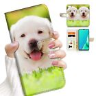 ( For Iphone 7 Plus ) Wallet Flip Case Cover Aj24054 Cute Puppy Dog
