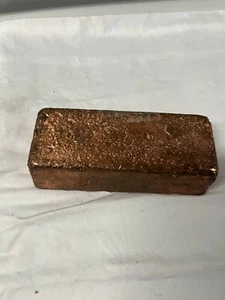 5+ Lbs .999 Copper 5 pound Hand Poured Bars - Picture 1 of 4