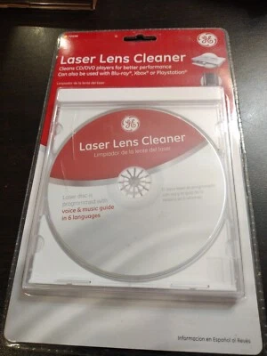 Sealed GE Laser Lens Cleaner for CD DVD Blu Ray Xbox PlayStation 72596 - Image 1 of 4