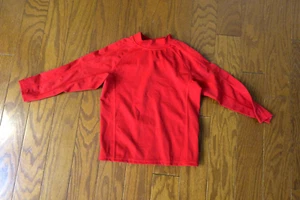 2T ❤️ KID Boys RED LANDS END Swim Shirt LONG SLEEVE BEACH SUN Guard Top COVER UP - Picture 1 of 2